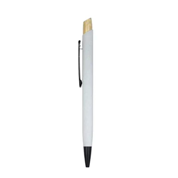 SMP233 - PN009BK Metal Pen tip - white with black