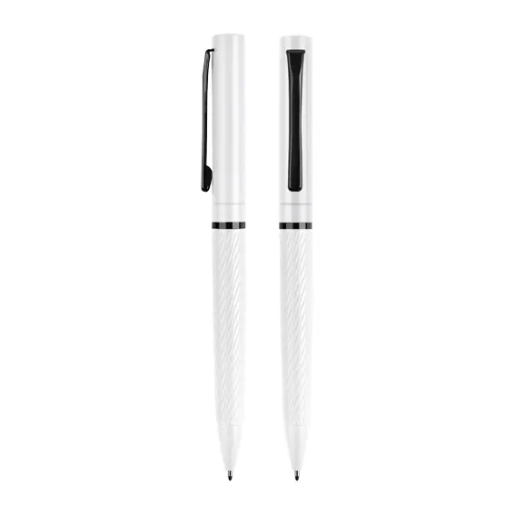 SMP236 - Ball Metal Pen -White