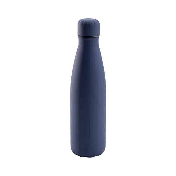 MUG72-500ml Mug Stainless steel rubber finish - Blue 