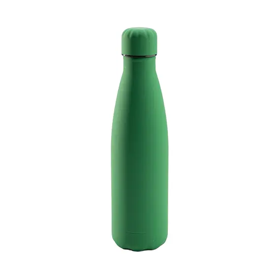 MUG73-500ml Mug Stainless steel rubber finish - Green 