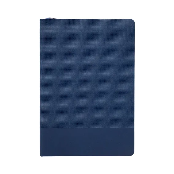 SNB147-Lux Leather Notebook - Blue 