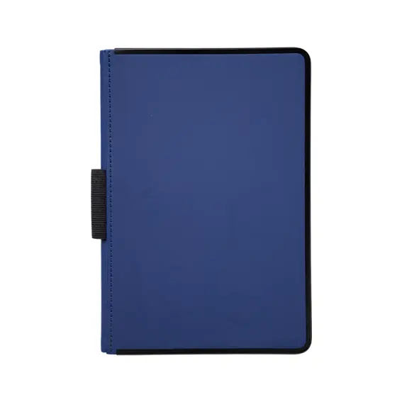 SNB152-Bumpy Leather Notebook - Blue 