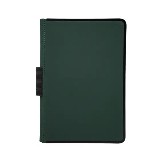 SNB153-Bumpy Leather Notebook - Green 