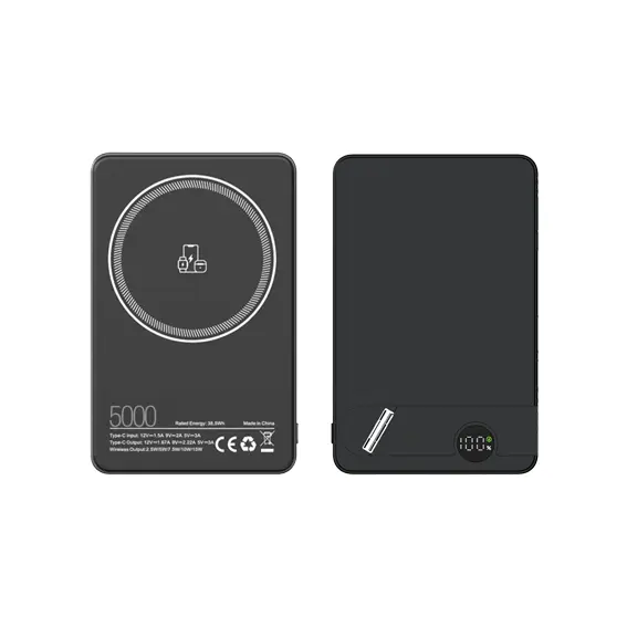 SPB75-5000mAh With magsafe wireless charger Black 