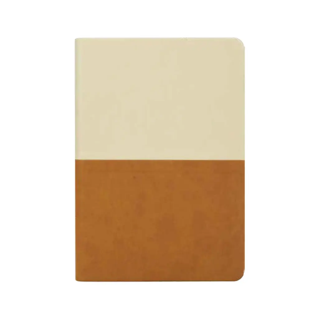SNB12 - RIGID LEATHER NOTEBOOK Brown