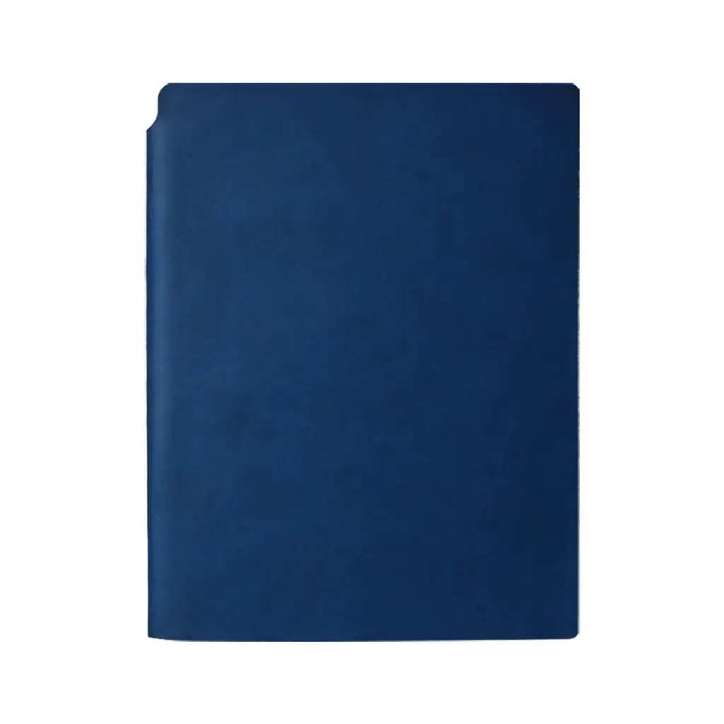 SNB31 - BURNISH LEATHER NOTEBOOK BLUE