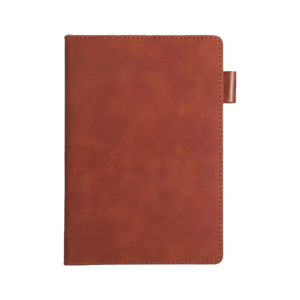 SNB73 - Notebook with Rubber Finish - Brown