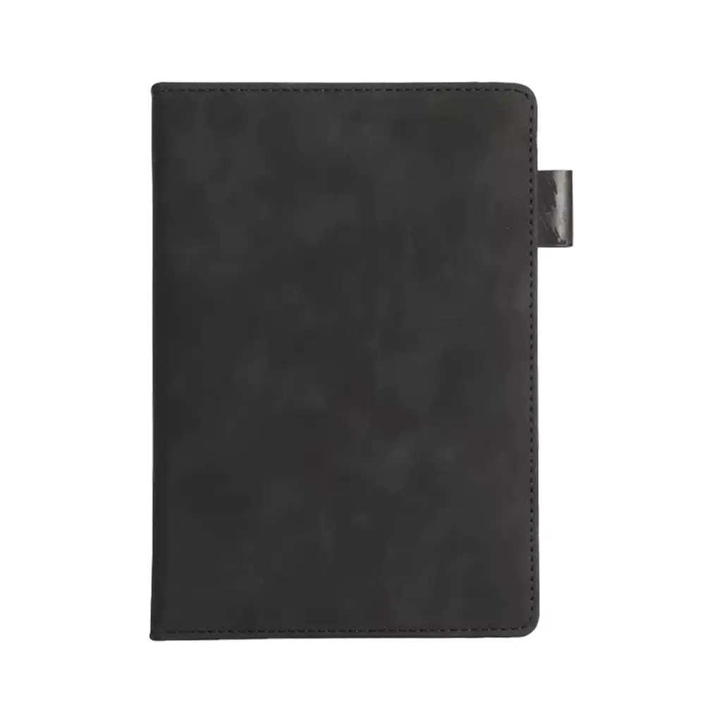 SNB74 - Notebook with Rubber Finish - Black