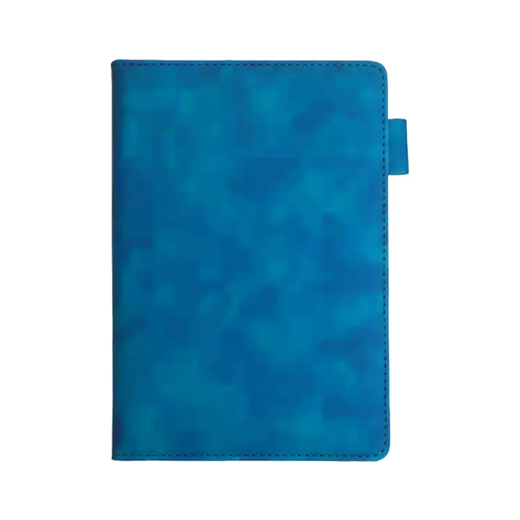 SNB78 - Notebook with Rubber Finish - Ocean Blue