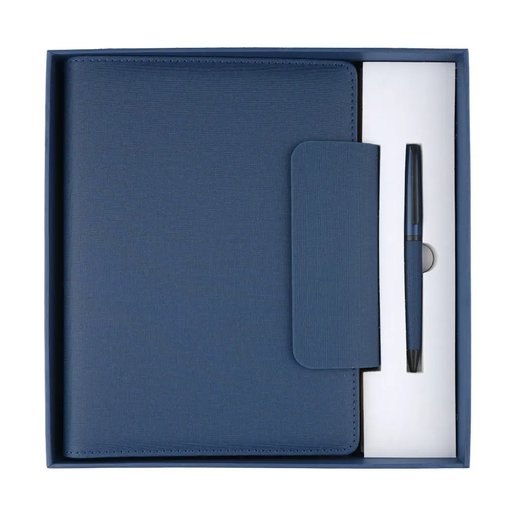 SNB86 - Notebook With Magantic Pen - Blue